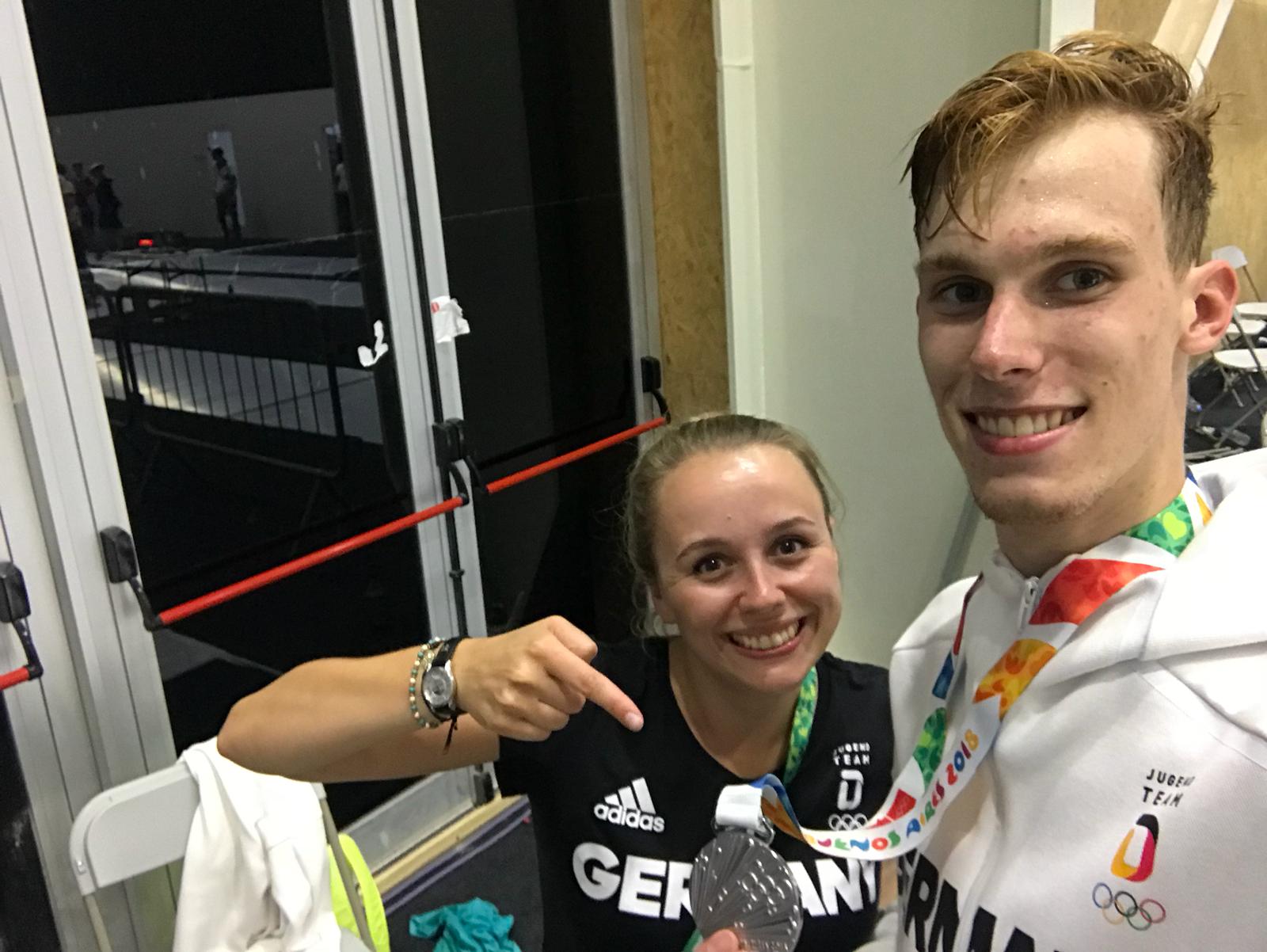 Degenfechter Veltrup erkämpft Silber bei Jugend-Olympia
